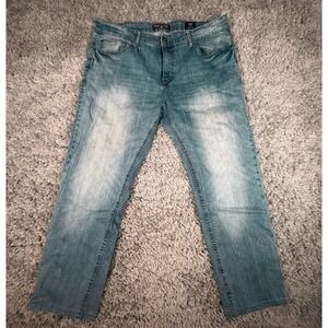 Ring of‎ Fire Jeans Mens Slim 38x30 Blue Straight Leg Stretch Denim